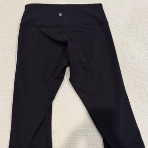 Lululemon Athletica Black Cropped Leggings